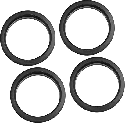 A ABSOPRO Hub Centric Rings 73.1 to 60.1mm Wheel Bore Center Black (Set of 4)