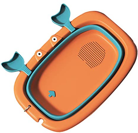 Qcwwy Fournitures de Toilettage de Nettoyage de Chien, Baignoire Portative Multifonctionnelle d'animal Familier avec Le Trou de Douche pour Les Chats et Les Chiens Baignoire Pliable