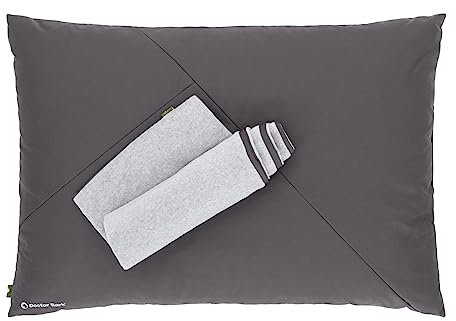 Doctor Bark Country Hundekissen Große Hunde Waschbar - Hundebett Weich - Liegekissen Kuschelig Pflegeleicht - GreenLabel (Country-Kissen - L, Grau)