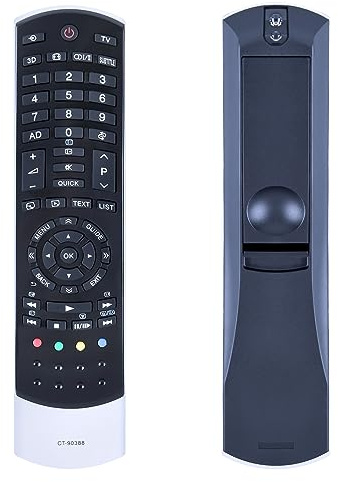 GOUYESHO CT-90388 Telecomando adatto per Toshiba LCD TV compatibile con 32RL838 32RL838G 32TL838 32TL868 40TL838R 40TL838G 40TL868G 46TL838G 46TL838G 46TL838F 46TL8N 46TL86. 8G 40RL838