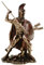 VOGLER Joh. Vogler GmbH Leonidas, König von Sparta, mit Speer und Schild, bronziert