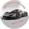 Auto Wunschname, Car, Essbares Foto für Torten, Tortenbild, Tortenaufleger Ø 20cm - Super Qualität, 02504