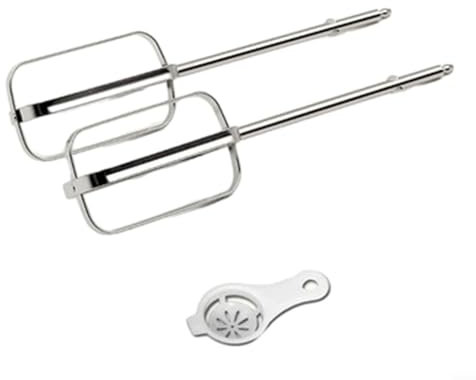 SPORTARC Edelstahl-Handheld-Eierschlägel, Handmixer-Schlägel ersetzt Teil der Gabel von für Kenwood (2 x Vier Stäbchen)