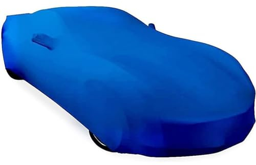 Autoschutzhülle für BMW Z4 E85 Roadster 2002 2003-2009, Perfect Stretch Sanft Samt Auto Abdeckplane Auto-Abdeckung Staubdicht Sonnenschutz,A Blue
