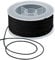 0.8mm 71 Yards Black Nylon Cord Satin String for Bracelet Jewelry Making Cord Satin String for Bracelet Necklace Nylon Thread Trim(Black)