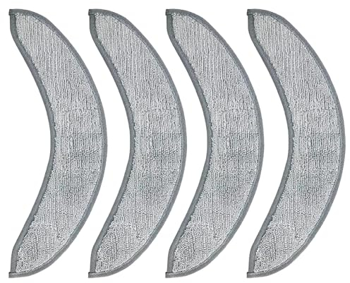 MIRTUX Kit de 4 Mopas Compatible con Roomba J7 Combo y J7+ Combo - Recambios de Alta Eficiencia Compatible con Roomba Combo J7 y J7+ - Accesorios de Calidad para Roomba