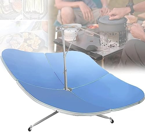Kits de cuisinière solaire, cuisinière extérieure, cuisinière solaire, cuisinière solaire parabolique portable, cuisinière solaire concentrée, four extérieur for pique-nique barbecue, pique-nique barb