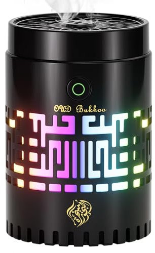 TelawahMini Brûleur d'encens Musulman Portable électrique Bakhoor diffuseur d'arôme