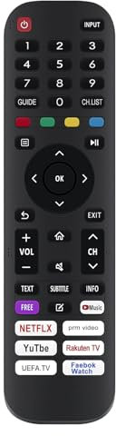 ALLIMITY Telecomando Compatibile con HISENSE AKAI SMART VIDAA AKTV3234S AKTV553J H32A4BG 32A4HA 40A4HA 40A4BG 32A4BG