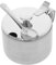 OFFSCH Ensemble De Pots Dapothicaire En Acier Inoxydable Boîtes De Rangement Pour Sel Poivre Sucre Cuillère Pour Buffet De Cuisine