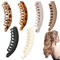 6 pzs. pinzas de pelo banana grandes, pinzas de pelo banana vintage, pinzas de pelo cola de caballo, pinzas de pelo leopardo antideslizantes para mujeres, niñas, pelo medio a grueso