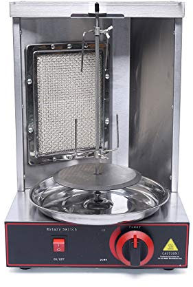 Macchina per barbecue a gas, per döner, in acciaio inox, per barbecue, per pollo, manzo