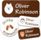 Custom Waterproof Name Labels - 160 Personalized Stickers for Clothing, Water Bottles, Lunch Boxes, and School Supplies. No-Iron, Ideal for Camp and Daycare. (Dog)