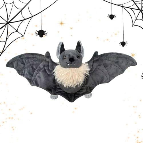 Generico Plüschtier - Bezauberndes Gothic Design - 45 cm - weich und lebensecht - Geschenk für Kinder zu Halloween, Geburtstag und Party