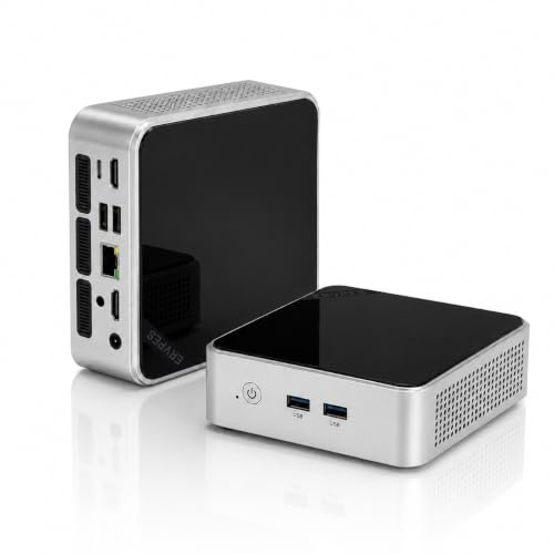 ERVPES Mini PC M1 Intel i5-8257U 16GB DDR4 Dual,512GB Dual M.2 SSD,up to 3.9GHz,Win11,Mini Computer,Dual HDMI2.0,2.5G Ethernet,WiFi6 BT5.3,USB3.2 for Office,Business,Home