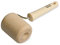 Original Kaiser Classic Teigroller klein 20 x 7,5 cm, Nudelholz, Teigausroller konisch, Buchenholz, Leichtlauf-Mechanismus, Beige