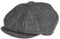 Peaky Blinders Cap - 8 teilig - Wolle - Jungen - Zeitungsverteiler, Grau,