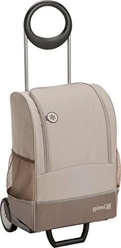Gimi 157807 Family Carrello Termico Portaspesa, Trolley, Capacità 45 Litri, Acciaio, Resina, Beige, 16.5 X 102 X 38.5 Cm