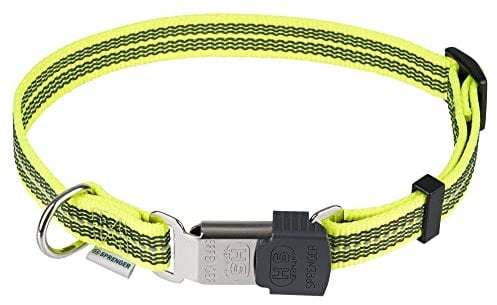 Verstellbares Halsband - reflektierend, neon gelb, 40-55 cm