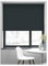 Aprica Blackout Made to Measure Roller Blinds - Easy Fit Roller Blinds for Windows and Doors - Thermal Blinds Fabric with Child Safety Pull Cords (Black, Width 90cm - Drop 160cm)