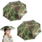 Fonyet 2 Stücke Regenschirm Hut Sonnenschirm Hut Faltbarer Regenschirm Kopf Camouflage Regenschirm Mütze mit Verstellbares Gummiband Für Golf, Angeln und Gartenarbeit
