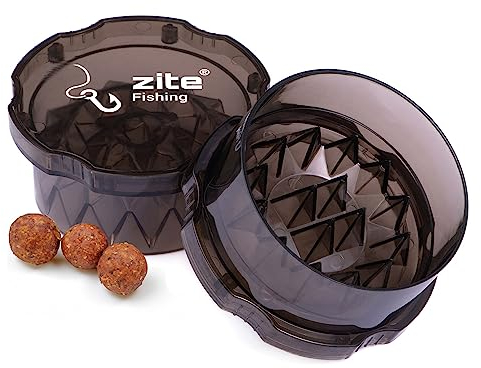 Zite Fishing Bait-Crusher | Angelausrüstung zum Zerkleinern von Karpfenködern | Grinder-Box Angelgerät | Futter-Werkzeug