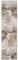 Luxury Greige Painterly Hallway Runner Rug Neutral Textured Polyester Carpet Stain Resistant Grey Beige Paint Brush Lounge Living Room Rugs 60cm x 240cm
