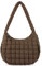 Puffer Tote Bag für Damen, große gesteppte Tragetasche, Puffy Crossbody Tasche mit Reißverschluss, Nylon gesteppte Tragetasche, Hobo Handtaschen, Braun, Medium, Gesteppt