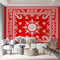 Fototapete Paisley Ethno-Stil Vlies Tapeten Wandtapete, Distressed Moderne Wanddeko Design Wand Dekoration Wohnzimmer Schlafzimmer Büro Flur 350x256 cm (B x H) Wandtapete