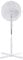 A2Z Pedestal Fan 16 Inch 3-Speed Setting Wide Angled Oscillating Electric Standing - Pedestal Fans PF11601 White