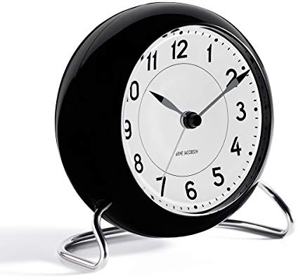 Arne Jacobsen Table Clock Station with Alarm