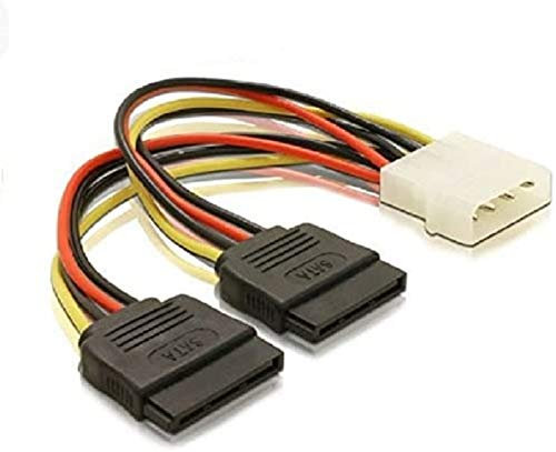pjp electronics - Cavo adattatore da Molex a 2 SATA