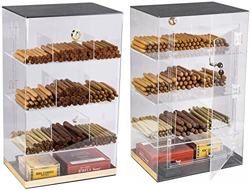 Prestige Import Group Roosevelt Humidor für Zigarren, Acryl, 250 Stück