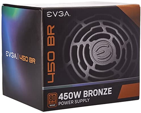 EVGA 450 BR, 80+ BRONZE 450W, 3 Jahre Garantie, Netzteil 100-BR-0450-K2