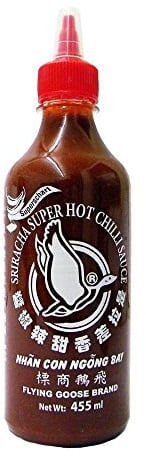 Flying Goose Brand - Sriracha Super Hot Chilli Sauce - 455ml Plastic Bottle