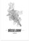 JUNIWORDS Stadtposter - Wähle Deine Stadt - Düsseldorf - 21 x 30 cm Poster - Schrift B - Weiß