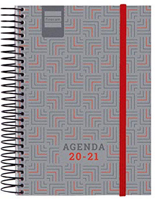 Finocam – Kalender 2020-2021 E8 – 120 x 171 1 Tag – Espir Nobel Rot Spanisch
