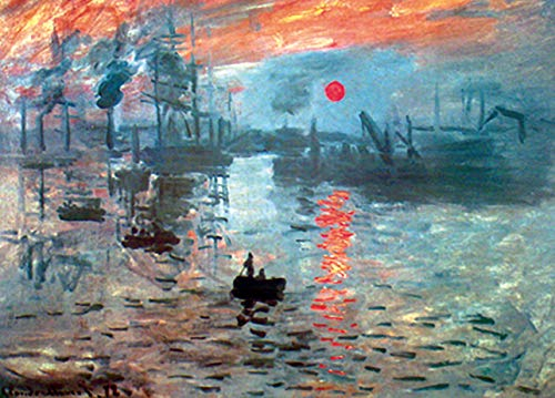 Deerbird Jigsaw Puzzle 1000 Piece - Monet: Impression Sunrise - Famous Painting Series - Quality Artwork Jigsaw Puzzles 1000 Pieces for Adults Teens Floor Entertainment Toys