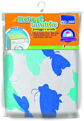 Parodi & Parodi 216 Waschmaschinen-Überwurf aus Baumwolle und Polyester, 60 x 60 cm, neutral, Standard