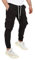 PITTMAN Hose Cargo Männer Hosen Stretch Cargohose Herren Schwarz Jogging Pants Men Arbeitshose Gummizug Giga, Schwarz (Black 194008), W28/L34