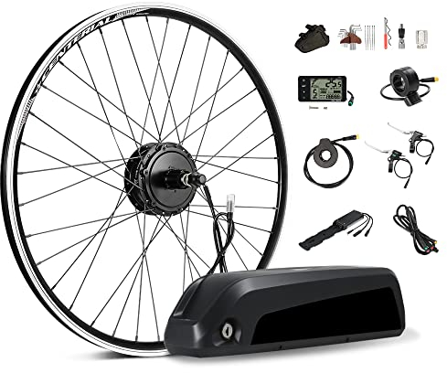 SEASON E-Bike Umbausatz 26''/ 27.5''/ 28''(700C) Hinterrad Motor 250W mit 36V13Ah Akku und integriertem Controller, für 8-10 Fach Cassette (27,5'' Cassette Kit+36V13Ah Akku)