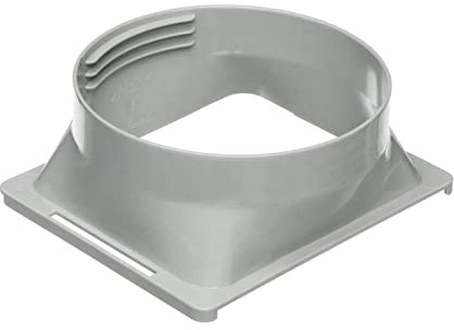 5.9Inch Window Exhaust Duct Pipe Air Conditioner Hose Interface Connector 150mm Diameter for Portable Air Conditioner (Square)