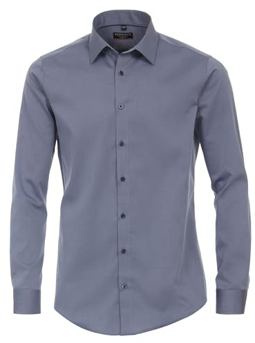 Redmond - Slim Fit - Herren Langarm Hemd, (231700130), Größe:M, Farbe:Blau(19)