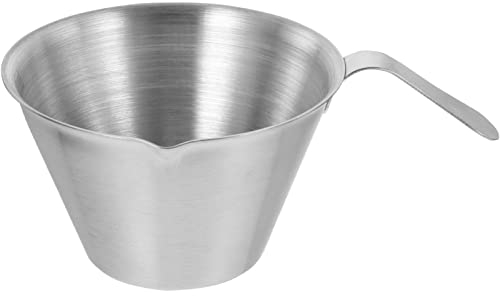 BESTonZON Terrarios Taza Medidora De Medidores De Licor De Medición Tazas De Espresso Vaso De Chupito Espresso Jarras Humeantes Aparejo De Metal Jigger Doble Acero Inoxidable Granos De