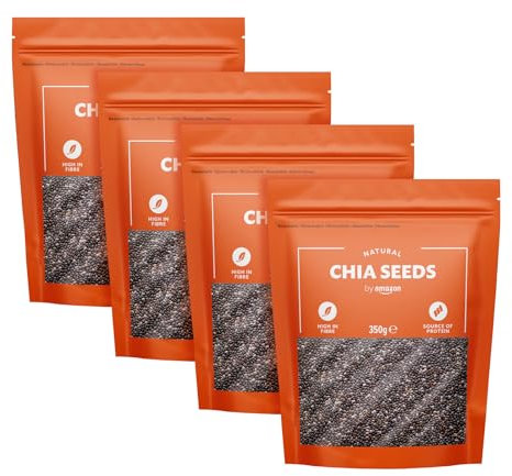 by Amazon Naturale semi di chia, 4 x 350 g