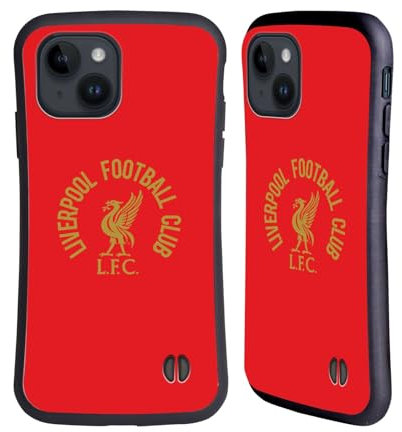 Head Case Designs Offizielle Liverpool Football Club LFC Gold Und Rot Liver Bird Hybride Handyhülle Hülle Huelle kompatibel mit Apple iPhone 15