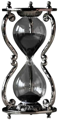 Sanduhr, Vintage-Sanduhr, Metall-Sanduhr, Antik-Sanduhr, Timer, Sanduhr, Basteln, Glasdekoration, 12 Sternbilder, kreative Sanduhr, Geschenk, Wohnzimmer, Büro, Dekoration (30 Minuten) (Co