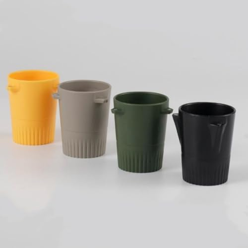 51 53 58 mm Magnetism Coffee Dosing Cup Sniffing Cup for Espresso Machine Soy Milk (Yellow 58 mm)