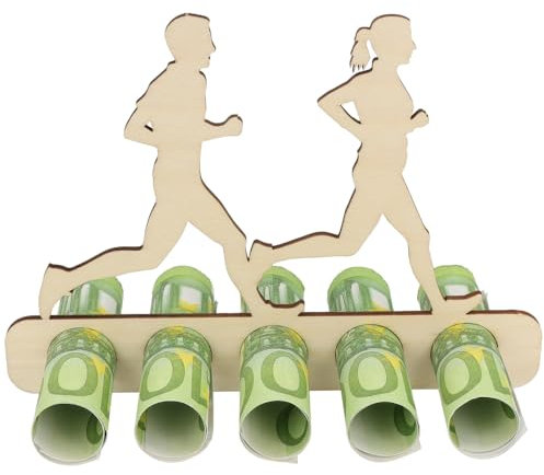 Spruchreif | Geldgeschenk Fitness | Geldgeschenk Fitness Studio | Geschenke aus Holz | Geldgeschenke | Originelle Geldgeschenke | Gutschein Jogger | Joggen Geschenke | Geschenke für Sportler