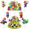 7 Stück Geburtstag Tortendeko, Cartoons Cupcake Toppers, Acryl Kuchen Dekoration, Happy Birthday Kuchen Topper, Mini Figuren Tortendeko, Geeignet für Kinder Geburtstage Party, Baby Shower